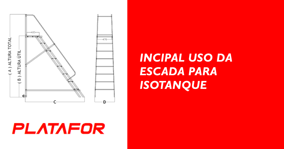 Principal uso da Escada para Isotanque