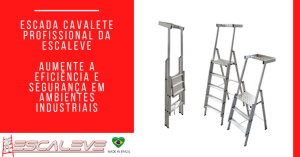 Escada Cavalete Profissional da Escaleve