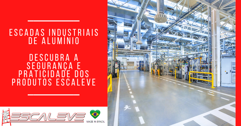 Escadas Industriais de Aluminio